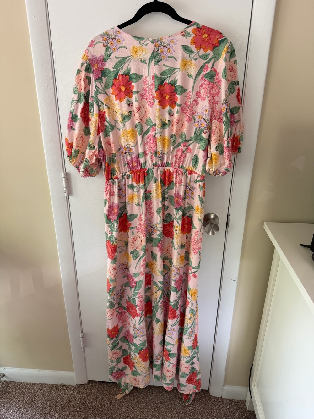 Old Navy Fit & Flare Linen-Blend Maxi Dress - Picture 7 of 8